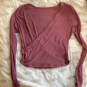 Ballet long sleeve reversible top